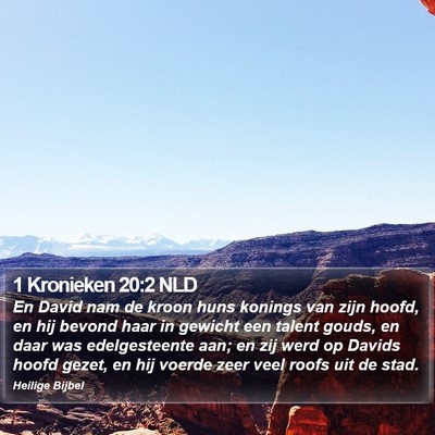 1 Kronieken 20:2 NLD Bible Verse Image