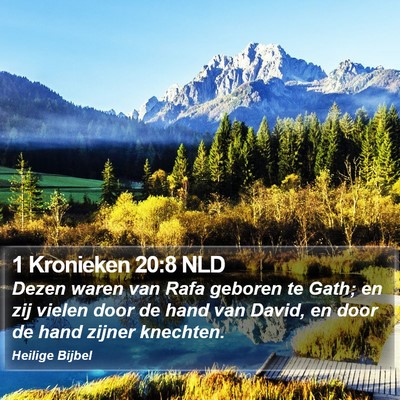 1 Kronieken 20:8 NLD Bible Verse Image