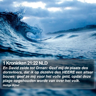 1 Kronieken 21:22 NLD Bible Verse Image