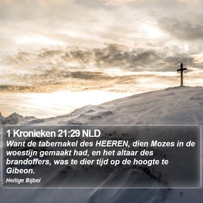 1 Kronieken 21:29 NLD Bible Verse Image