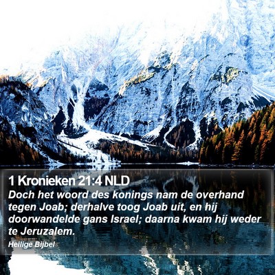 1 Kronieken 21:4 NLD Bible Verse Image