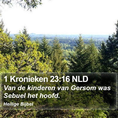 1 Kronieken 23:16 NLD Bible Verse Image