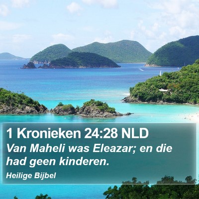 1 Kronieken 24:28 NLD Bible Verse Image