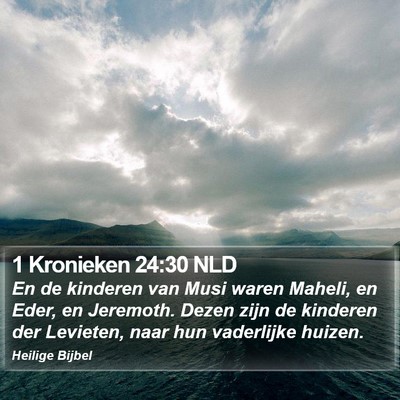 1 Kronieken 24:30 NLD Bible Verse Image