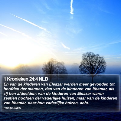 1 Kronieken 24:4 NLD Bible Verse Image
