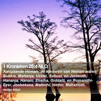 1 Kronieken 25:4 NLD Bible Verse Image