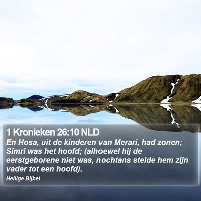 1 Kronieken 26:10 NLD Bible Verse Image