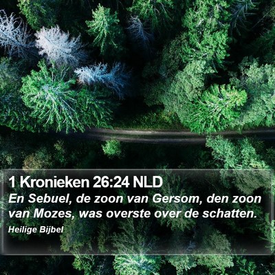 1 Kronieken 26:24 NLD Bible Verse Image