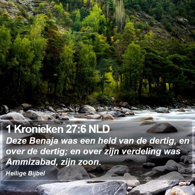 1 Kronieken 27:6 NLD Bible Verse Image