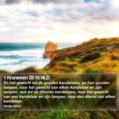 1 Kronieken 28:15 NLD Bible Verse Image