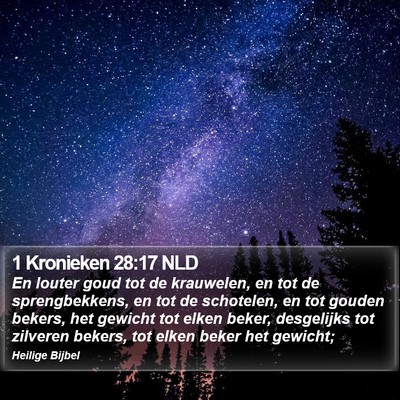 1 Kronieken 28:17 NLD Bible Verse Image