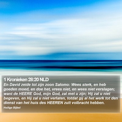 1 Kronieken 28:20 NLD Bible Verse Image