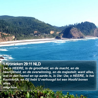 1 Kronieken 29:11 NLD Bible Verse Image