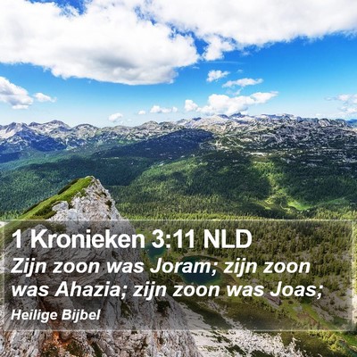 1 Kronieken 3:11 NLD Bible Verse Image