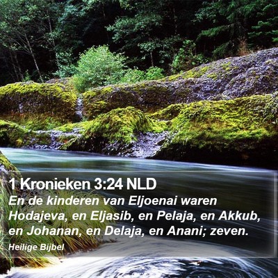 1 Kronieken 3:24 NLD Bible Verse Image