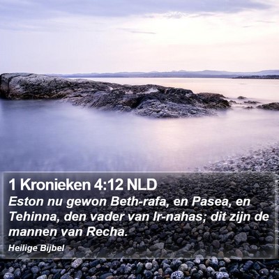 1 Kronieken 4:12 NLD Bible Verse Image