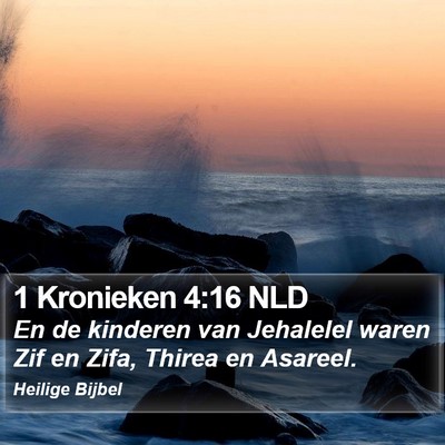 1 Kronieken 4:16 NLD Bible Verse Image