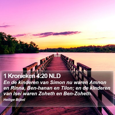 1 Kronieken 4:20 NLD Bible Verse Image