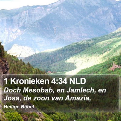 1 Kronieken 4:34 NLD Bible Verse Image