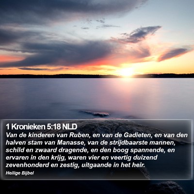 1 Kronieken 5:18 NLD Bible Verse Image