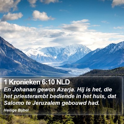 1 Kronieken 6:10 NLD Bible Verse Image