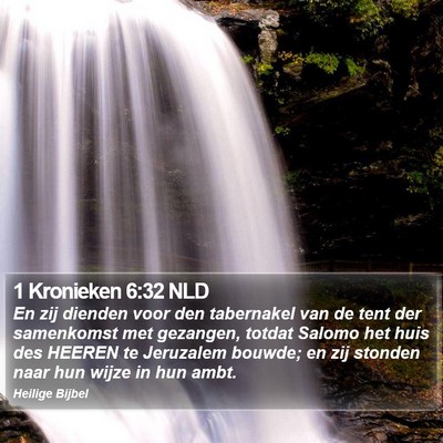 1 Kronieken 6:32 NLD Bible Verse Image