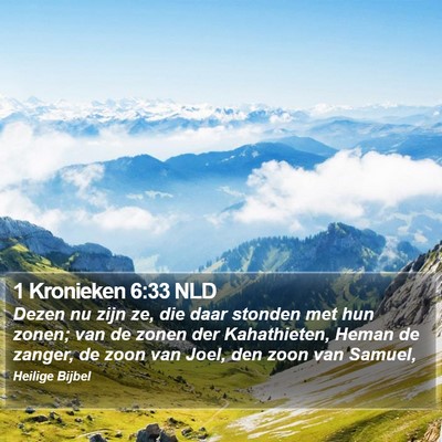 1 Kronieken 6:33 NLD Bible Verse Image