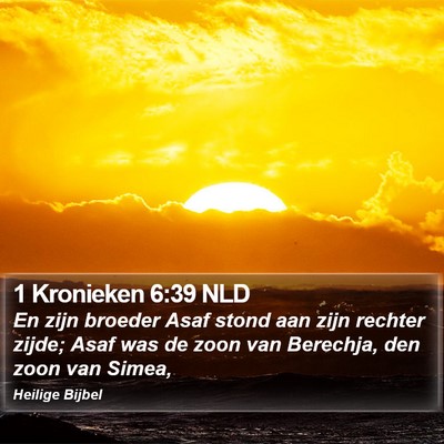 1 Kronieken 6:39 NLD Bible Verse Image