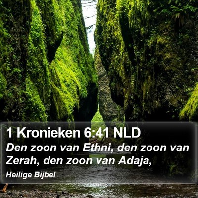 1 Kronieken 6:41 NLD Bible Verse Image