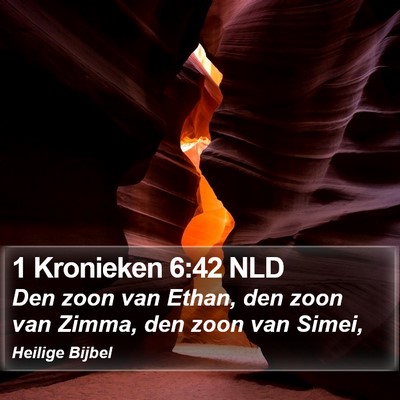 1 Kronieken 6:42 NLD Bible Verse Image