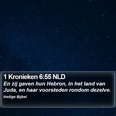 1 Kronieken 6:55 NLD Bible Verse Image