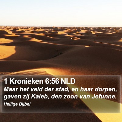 1 Kronieken 6:56 NLD Bible Verse Image