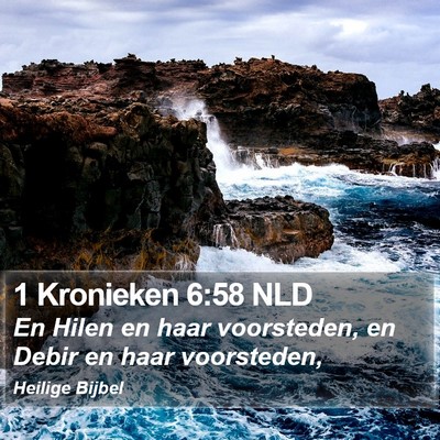 1 Kronieken 6:58 NLD Bible Verse Image