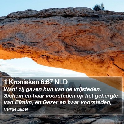 1 Kronieken 6:67 NLD Bible Verse Image