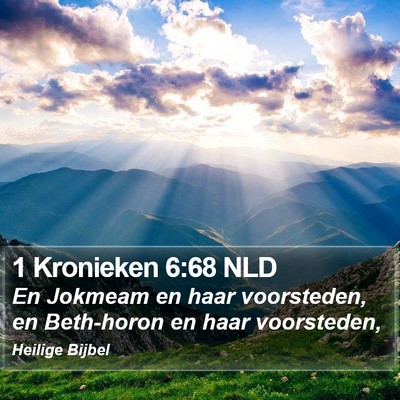 1 Kronieken 6:68 NLD Bible Verse Image