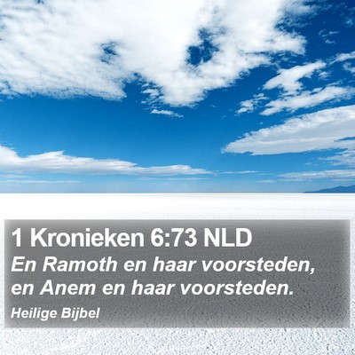 1 Kronieken 6:73 NLD Bible Verse Image