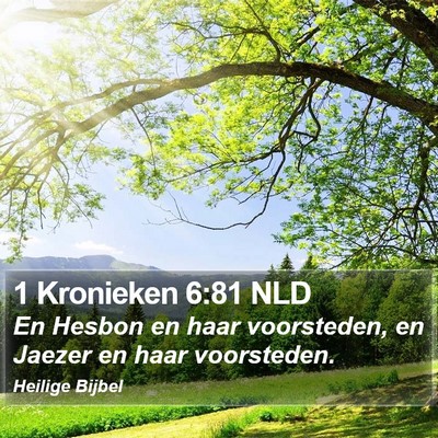1 Kronieken 6:81 NLD Bible Verse Image