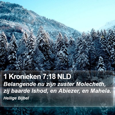 1 Kronieken 7:18 NLD Bible Verse Image