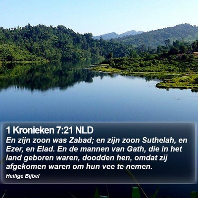 1 Kronieken 7:21 NLD Bible Verse Image