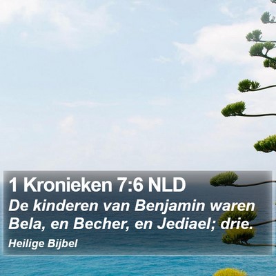 1 Kronieken 7:6 NLD Bible Verse Image