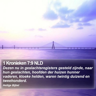 1 Kronieken 7:9 NLD Bible Verse Image