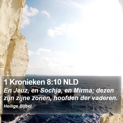 1 Kronieken 8:10 NLD Bible Verse Image