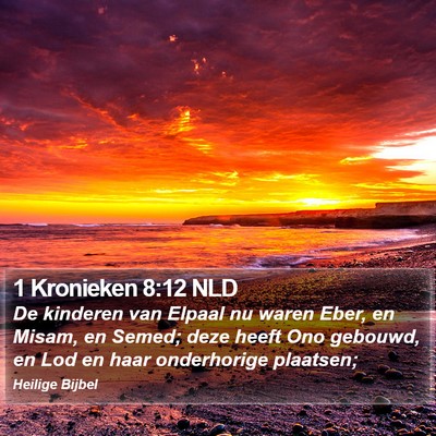 1 Kronieken 8:12 NLD Bible Verse Image