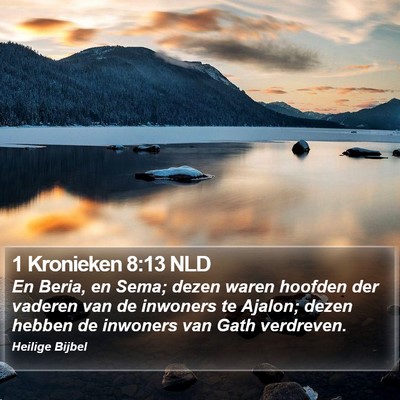 1 Kronieken 8:13 NLD Bible Verse Image
