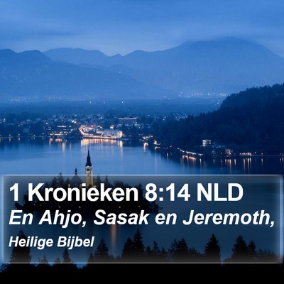 1 Kronieken 8:14 NLD Bible Verse Image