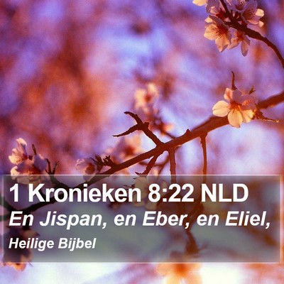1 Kronieken 8:22 NLD Bible Verse Image