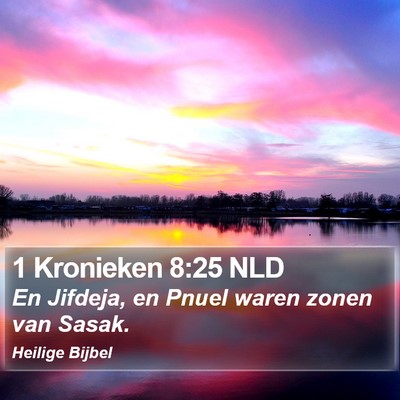 1 Kronieken 8:25 NLD Bible Verse Image