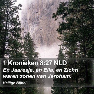 1 Kronieken 8:27 NLD Bible Verse Image