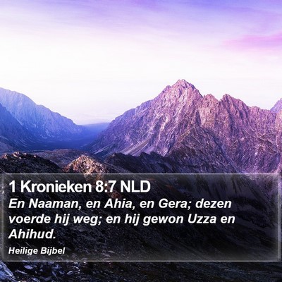 1 Kronieken 8:7 NLD Bible Verse Image
