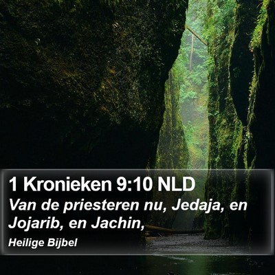 1 Kronieken 9:10 NLD Bible Verse Image